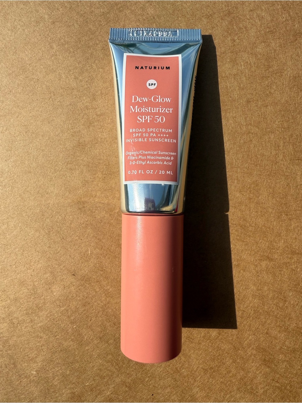 Dew-Glow Moisturizer SPF 50 - Coral Pink